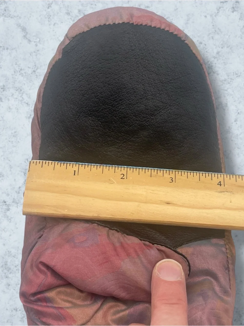 Vintage 90s Obermeyer Iridescent Liquid Satin Ski Mittens Pink Copper Medium